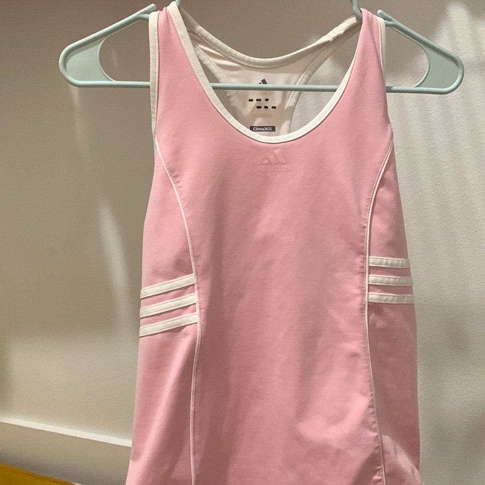 pink vintage adidas tank
